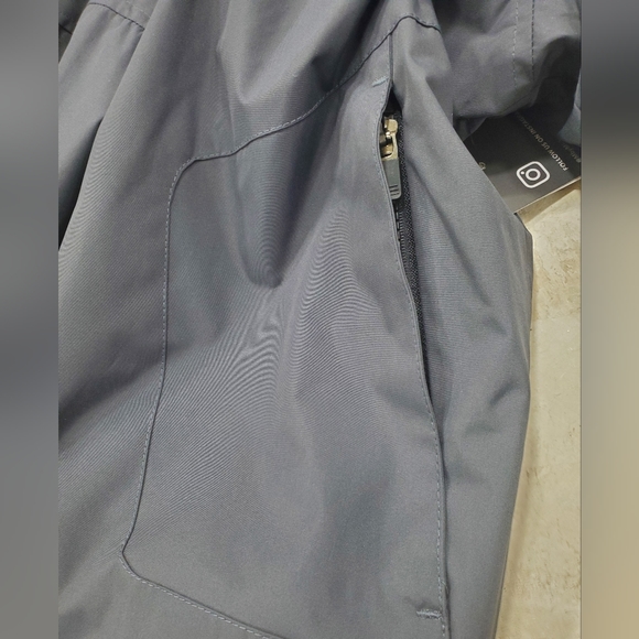 MSX by Michael Stahan reversible jacket men's size Small gray zip pockets fleece - Picture 4 of 14